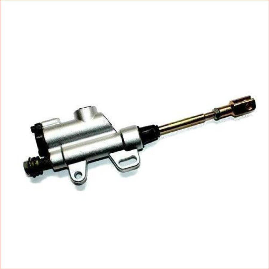 8mm (Silver/Long) Foot brake hydraulic master cylinder - Helmetkarts