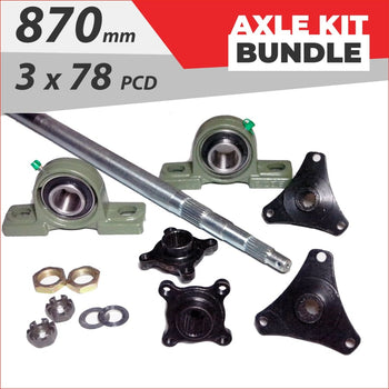 Axle running gear Bundle pack #1 - Helmetkarts