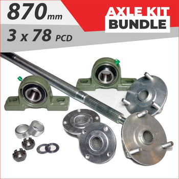 Axle running gear Bundle pack #4 - Helmetkarts