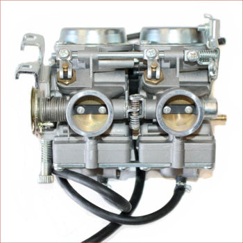 Double Twin Carb Carby Carburetor 250cc 300cc Farm Quad Dirt Bike ATV Dune Buggy Blygo, Carburettor Fuel system