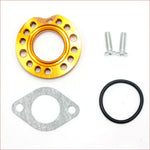 GOLD 26mm Carby Carburetor Manifold Spinner Adaptor PIT PRO Quad Dirt Bike ATV Blygo