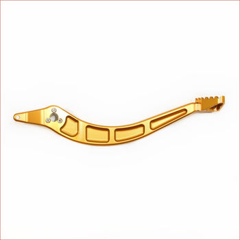 GOLD 340mm CNC Heavy Duty Foot Brake Pedal Lever 125cc 150cc PIT PRO Dirt Bike Blygo