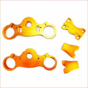 GOLD CNC 42mm 48mm Handle Bar Triple Trees Clamps Riser PIT PRO DIRT BIKE Blygo