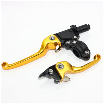 GOLD CNC Heavy Duty Clutch + Brake Lever Set 125cc 150cc PIT PRO TRAIL DIRT BIKE Blygo