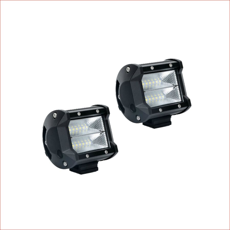 Pair (x2) LED light 4" 120 watts - Helmetkarts