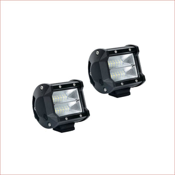 Pair (x2) LED light 4" 120 watts - Helmetkarts