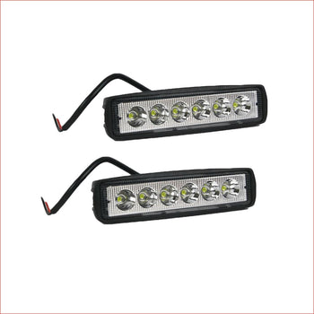 Pair (x2) LED light 6" 30 watts - Helmetkarts