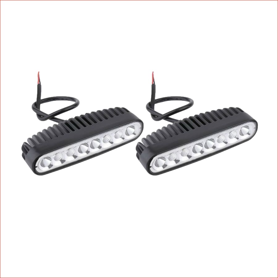 Pair (x2) LED light bar 7" 80 watts - Helmetkarts