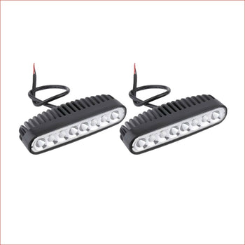 Pair (x2) LED light bar 7" 80 watts - Helmetkarts