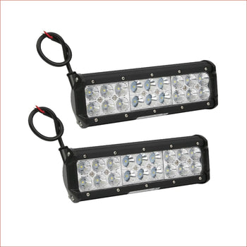 Pair (x2) LED light bar 9" 180 watts - Helmetkarts