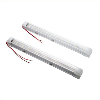 Pair (x2) White LED - 350mm - Helmetkarts