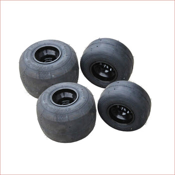 Set (x4) Super slick Alloy (front and rear wheels) - Helmetkarts