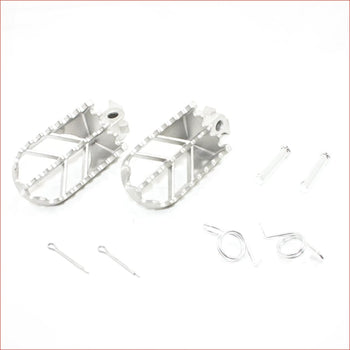 Stainless Steel Foot Pegs Rest Pedal 110cc 125cc 140cc 150cc PIT Trail Dirt Bike Blygo
