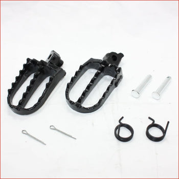 Steel Foot Pegs Rest Pedal 110cc 125cc 140c 150cc 250cc PIT PRO Trail Dirt Bike Blygo